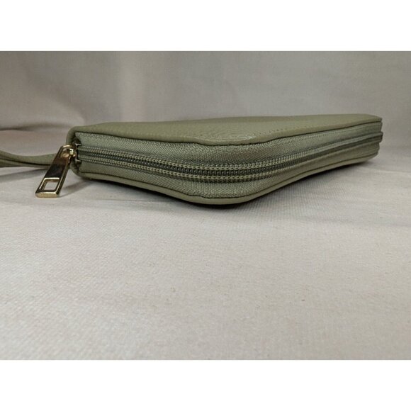 MFK COLLECTION Wallet Wristlet Green Olive - Picture 4 of 8
